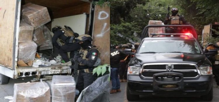 Decomisan 240 kilos de marihuana en Magdalena Mixhuca