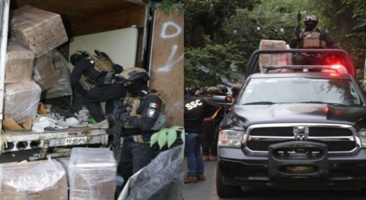 Decomisan 240 kilos de marihuana en Magdalena Mixhuca