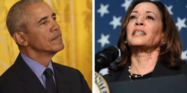 Obama se niega a respaldar a Kamala Harris en la carrera presidencial por temor a una derrota ante Trump