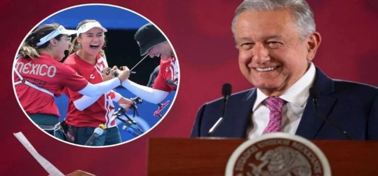 AMLO felicita al equipo femenil de tiro con arco por su victoria en los Juegos Olímpicos París 2024