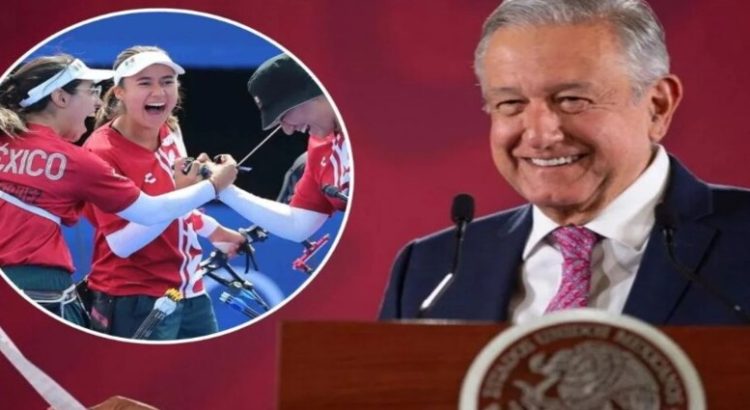 AMLO felicita al equipo femenil de tiro con arco por su victoria en los Juegos Olímpicos París 2024