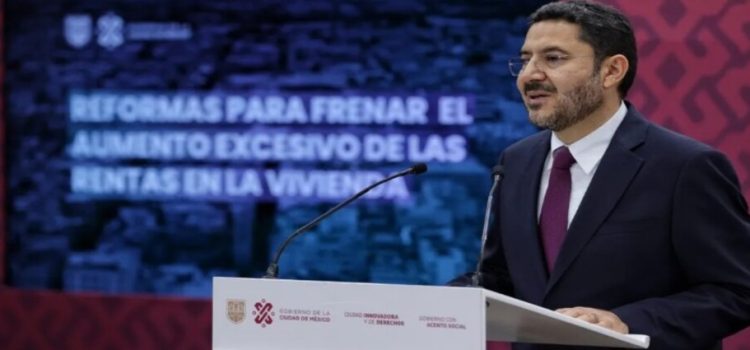 Martí Batres envía iniciativa para frenar incremento de las rentas en la capital