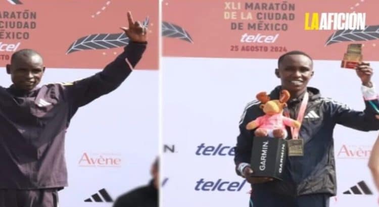 Los kenianos Edwin Kiptoo y Fancy Chemutai se llevaron Maratón de la CdMx 2024