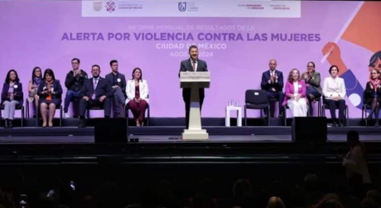 Batres destaca resultados de Alerta por Violencia contra las Mujeres