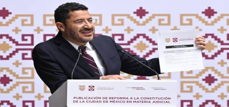 Martí Batres anuncia reforma judicial en CDMX con “perspectiva social”