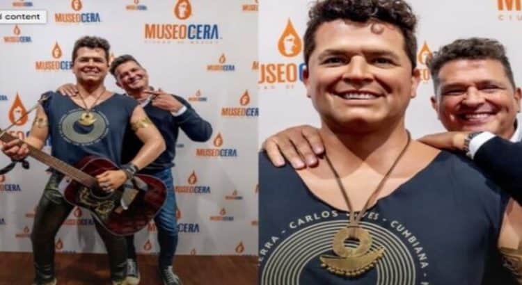 El colombiano Carlos Vives devela su figura en museo de cera de la CDMX