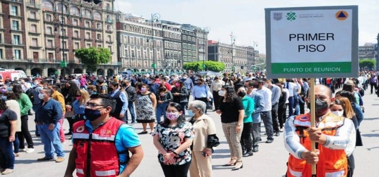 CDMX busca romper récord de participación en simulacro de sismo