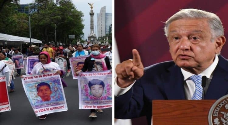 AMLO relega investigación de desaparición de los 43 de Ayotzinapa a Sheinbaum