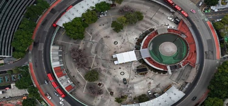 Reinauguran la Glorieta de Insurgentes en la CDMX