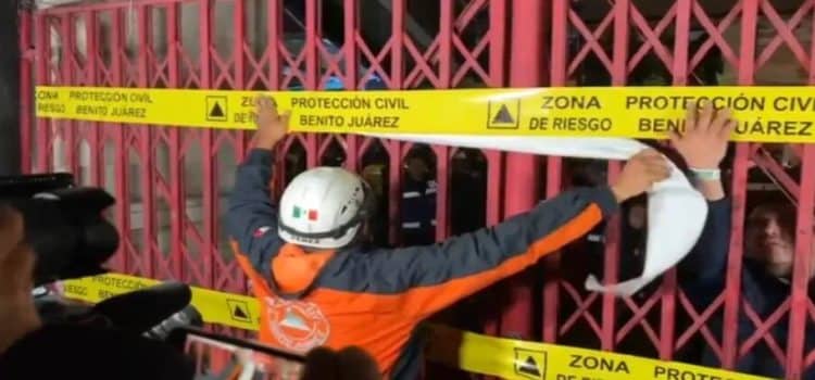 Alcaldía BJ clausura el Estadio Azul y La Plaza de Toros México por riesgos en protección civil