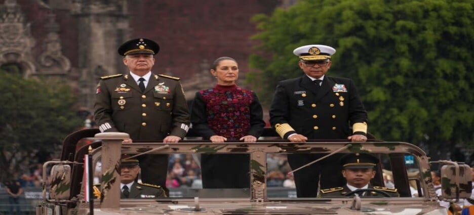 Claudia Sheinbaum encabeza su primer desfile de la Revolución Mexicana