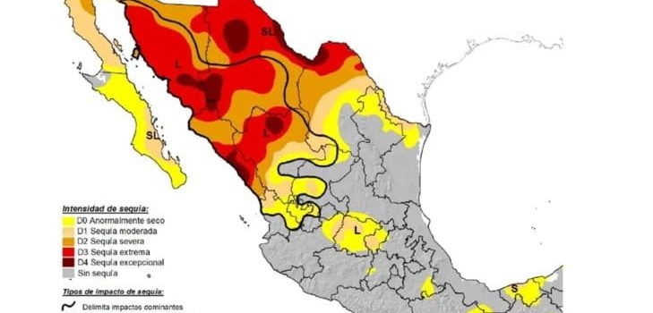 Avanza la sequía en México