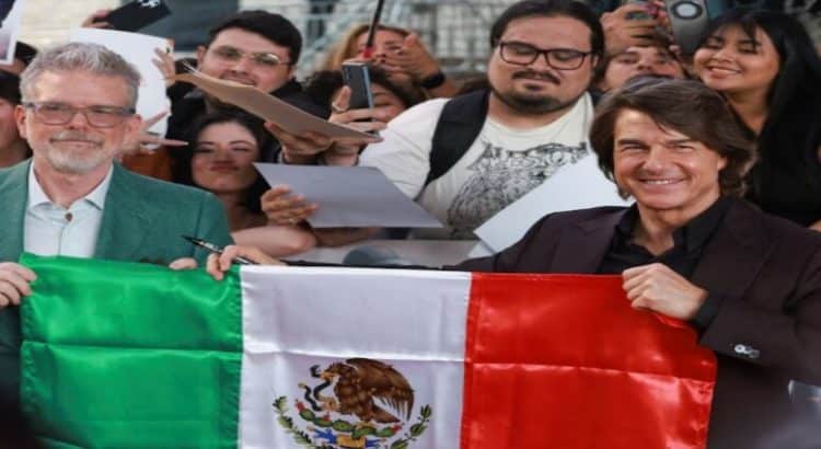 Tom Cruise en CDMX para la premiere de la película “Misión Imposible: La sentencia final”