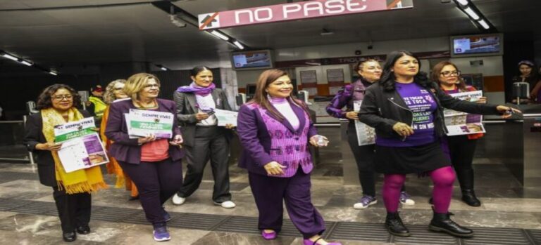 Implementan campaña “Si te tocan, nos toca” para enfrentar la violencia de género en Cdmx
