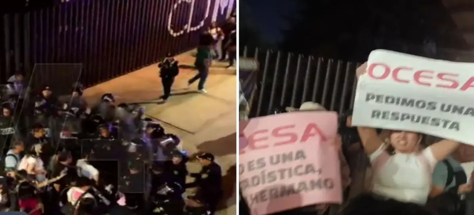 Protestan en Iztacalco y bloquean vialidad antes del concierto de Shakira en CDMX