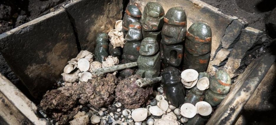 Descubren nueva evidencia de una gran ceremonia en el Templo Mayor para consagrar el botín de guerra de Moctezuma I