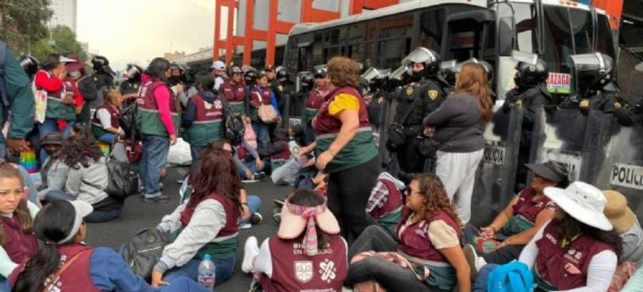 Trabajadoras de Bienestar alzan la voz por carencias laborales