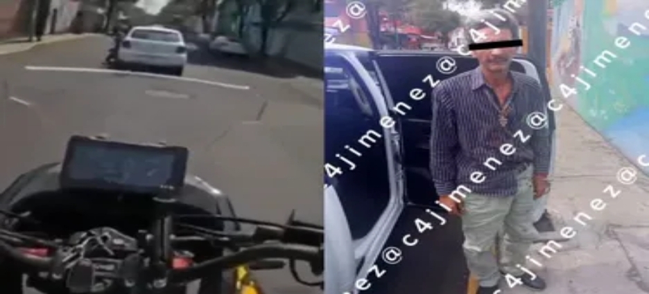 Taxi intenta evadir alcoholímetro y arrastra a policía en calles de Iztapalapa; el conductor fue detenido