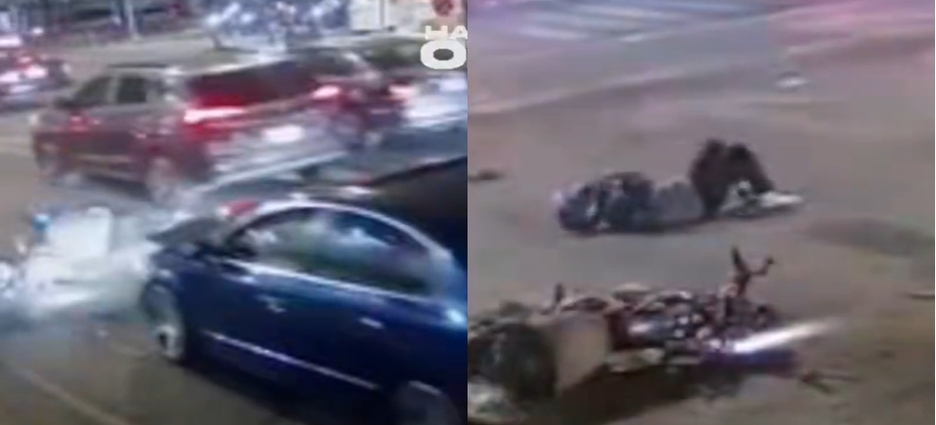 Buscan a automovilista que arrolló y pasó por encima de motociclista en Iztacalco