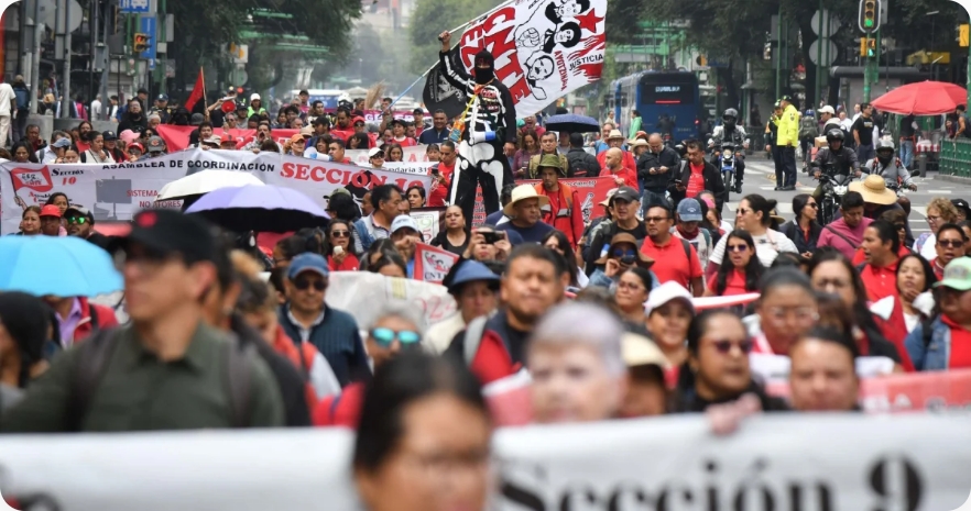 CNTE inicia paro en CDMX