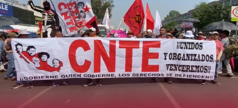 CNTE alista movilizaciones en CDMX y advierte posibles protestas durante el Mundial 2026