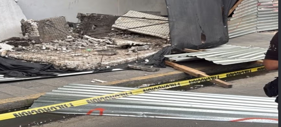 Colapsa estructura durante obras en edificio de la Fiscalía de CDMX; reportan personas lesionadas