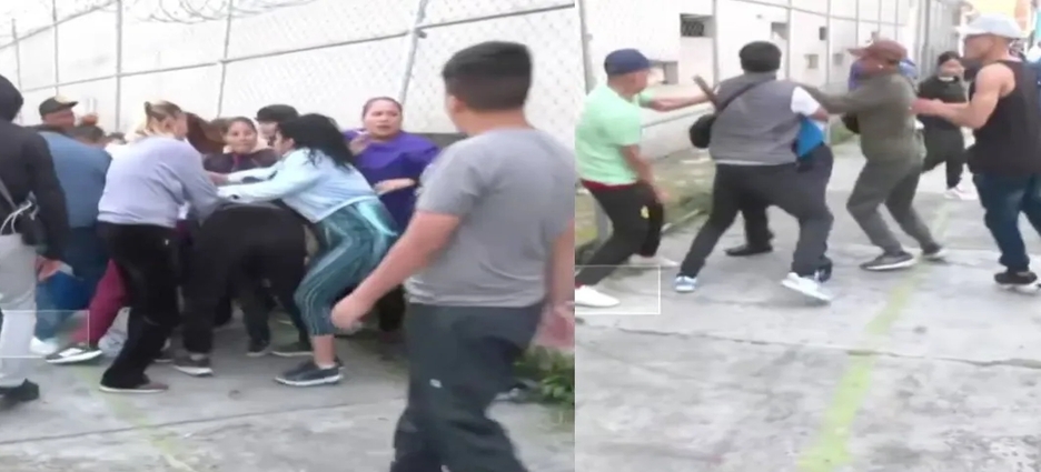 Riña entre colectivos deja personas lesionadas afuera del Reclusorio Oriente